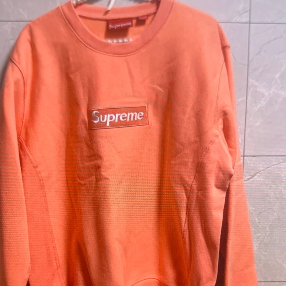 Supreme Men's Crewneck Sweater in Orange